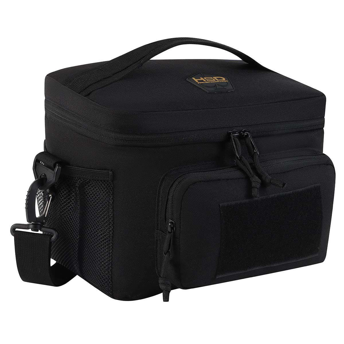 Medium Lunch Bags - Black - Front Angle