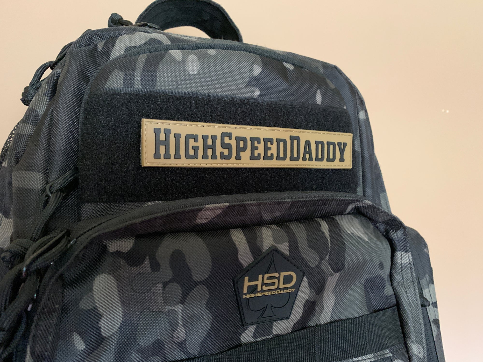 High Speed Daddy patch black