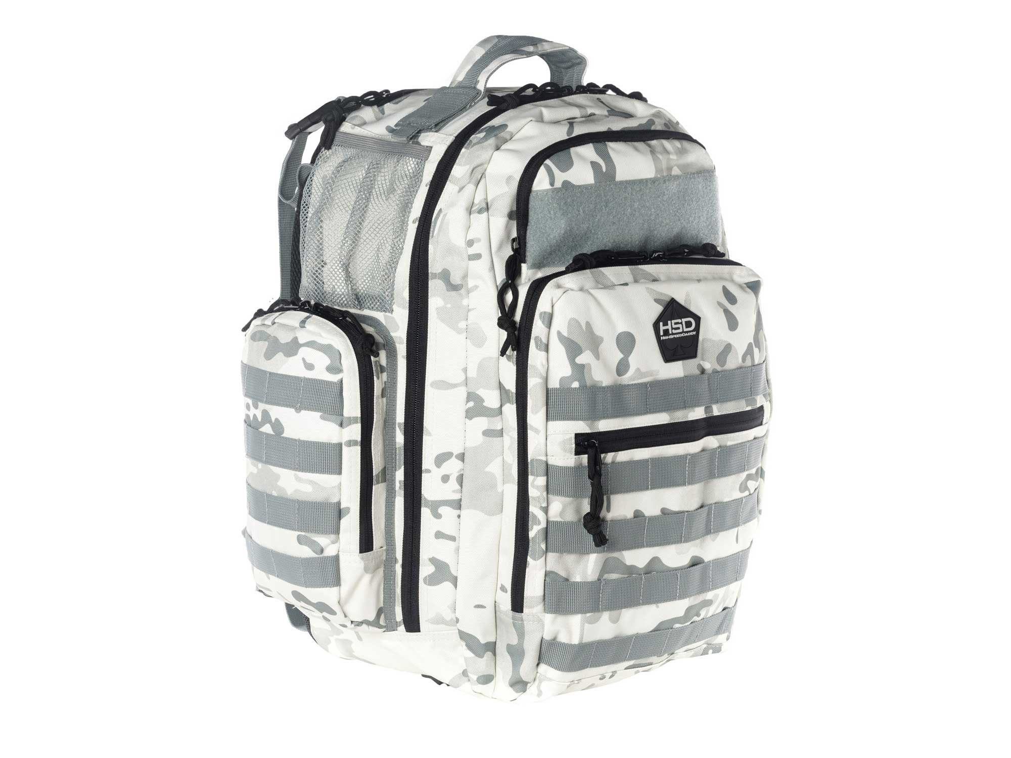 The New High Speed Daddy Snow Camo Diaper Bag Backpack Is Here!