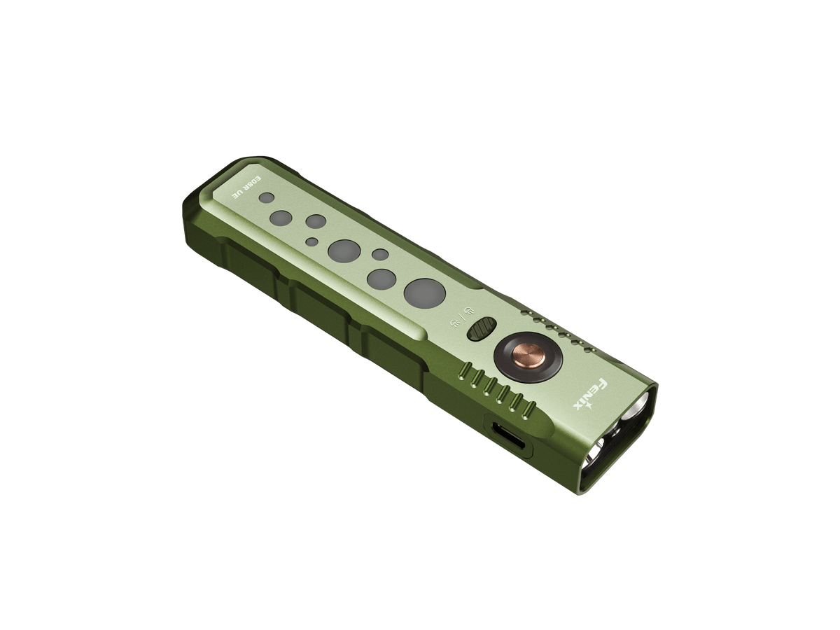 Fenix E08R UE Multi-Light EDC Flashlight With Red Light &amp; Green Laser