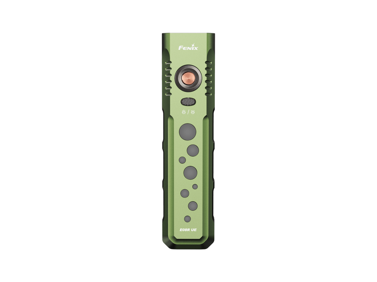 Fenix E08R UE Multi-Light EDC Flashlight With Red Light &amp; Green Laser