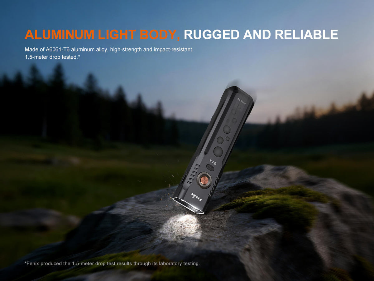 Fenix E08R UE Multi-Light EDC Flashlight With Red Light &amp; Green Laser