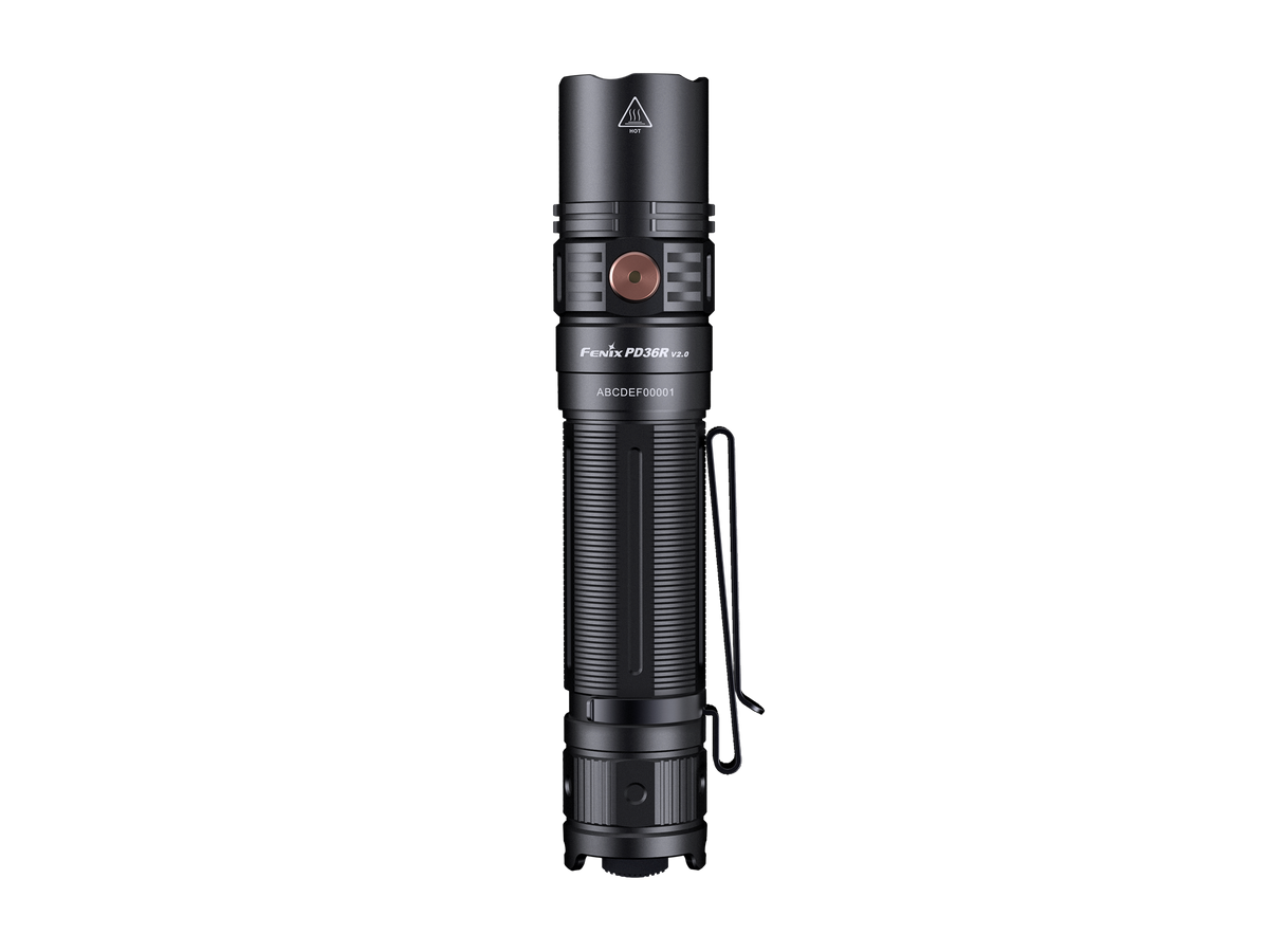 Fenix PD36R V2 Compact Rechargeable Tactical Flashlight - 1700 Lumens