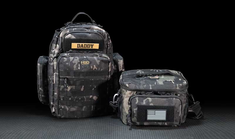 Active Doodie Dad Diaper Bag Backpack - Dad Squad Diaper Bag for Dads