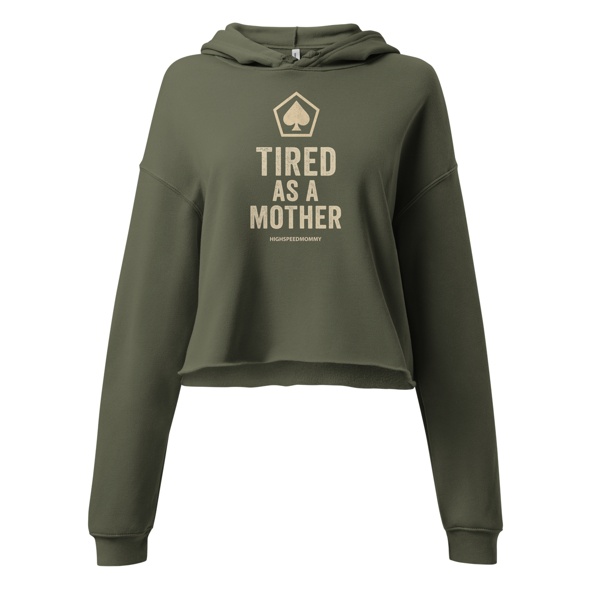 Tired Crop Hoodie