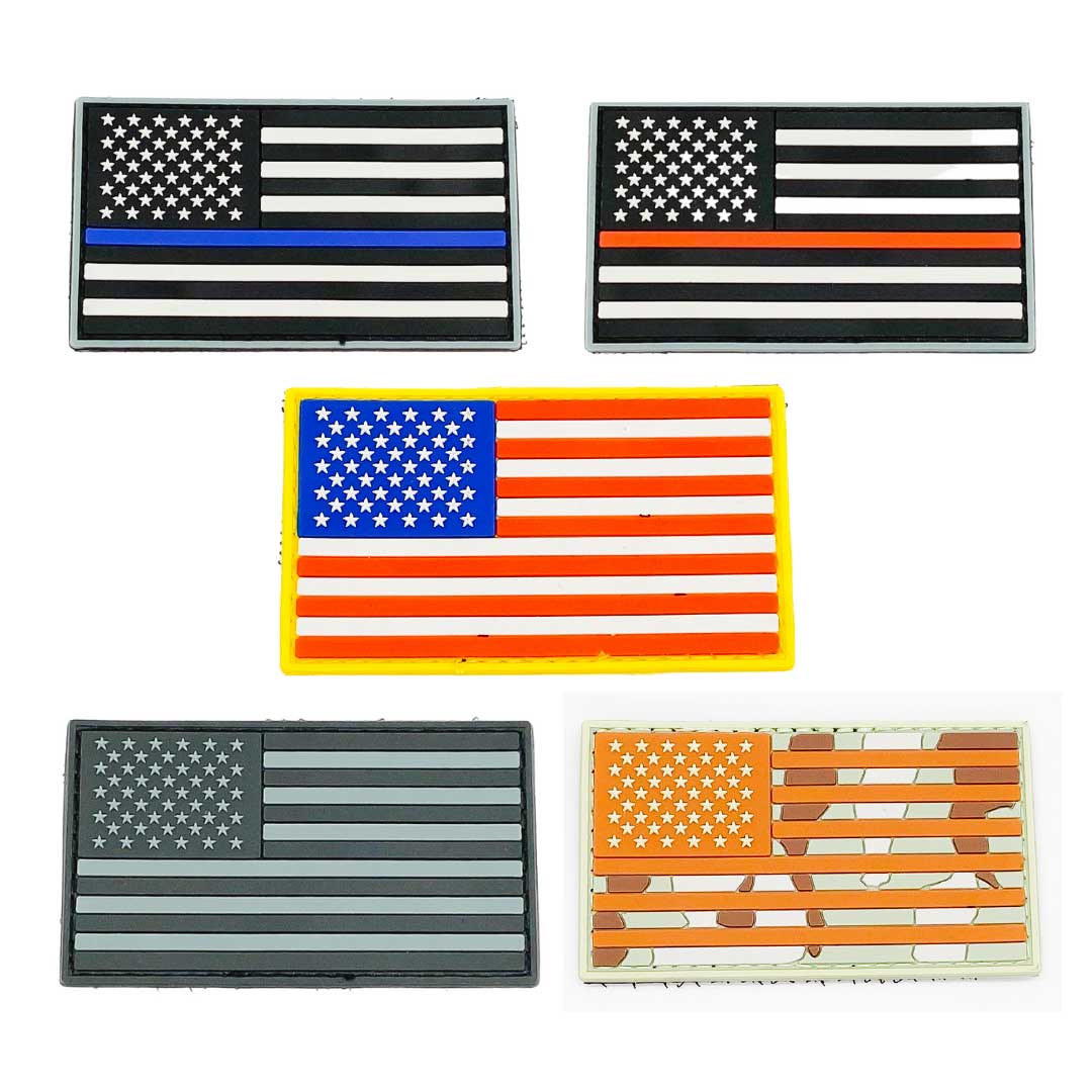 American Flag Patch Bundle