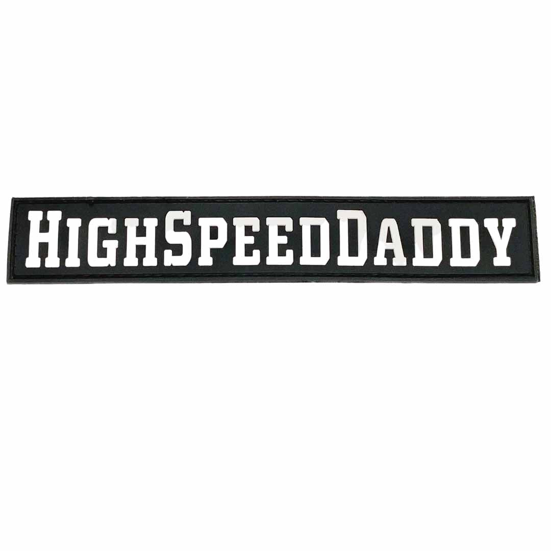 High Speed Daddy patch black
