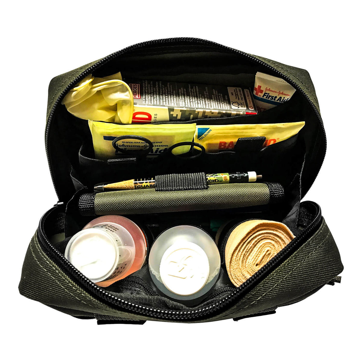 First Aid Kit Pouches - Black - Supplies